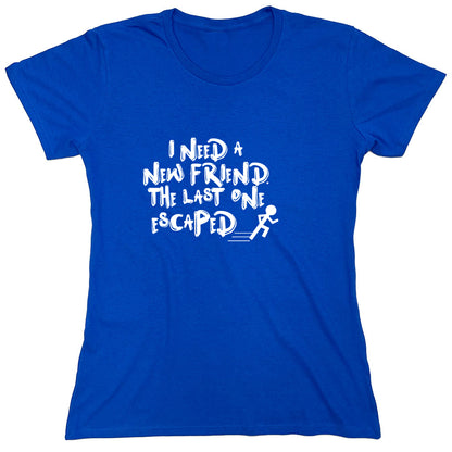 Funny T-Shirts design "PS_0003_NEW_FRIEND"