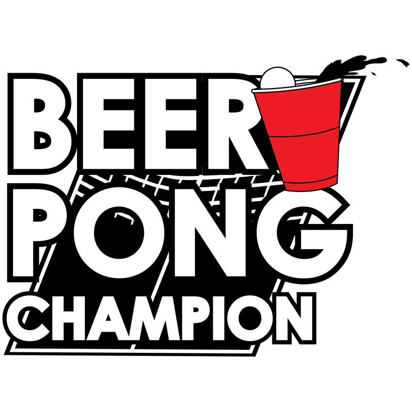 Funny T-Shirts design "PS_0029_BEER_PONG_CHAMP"