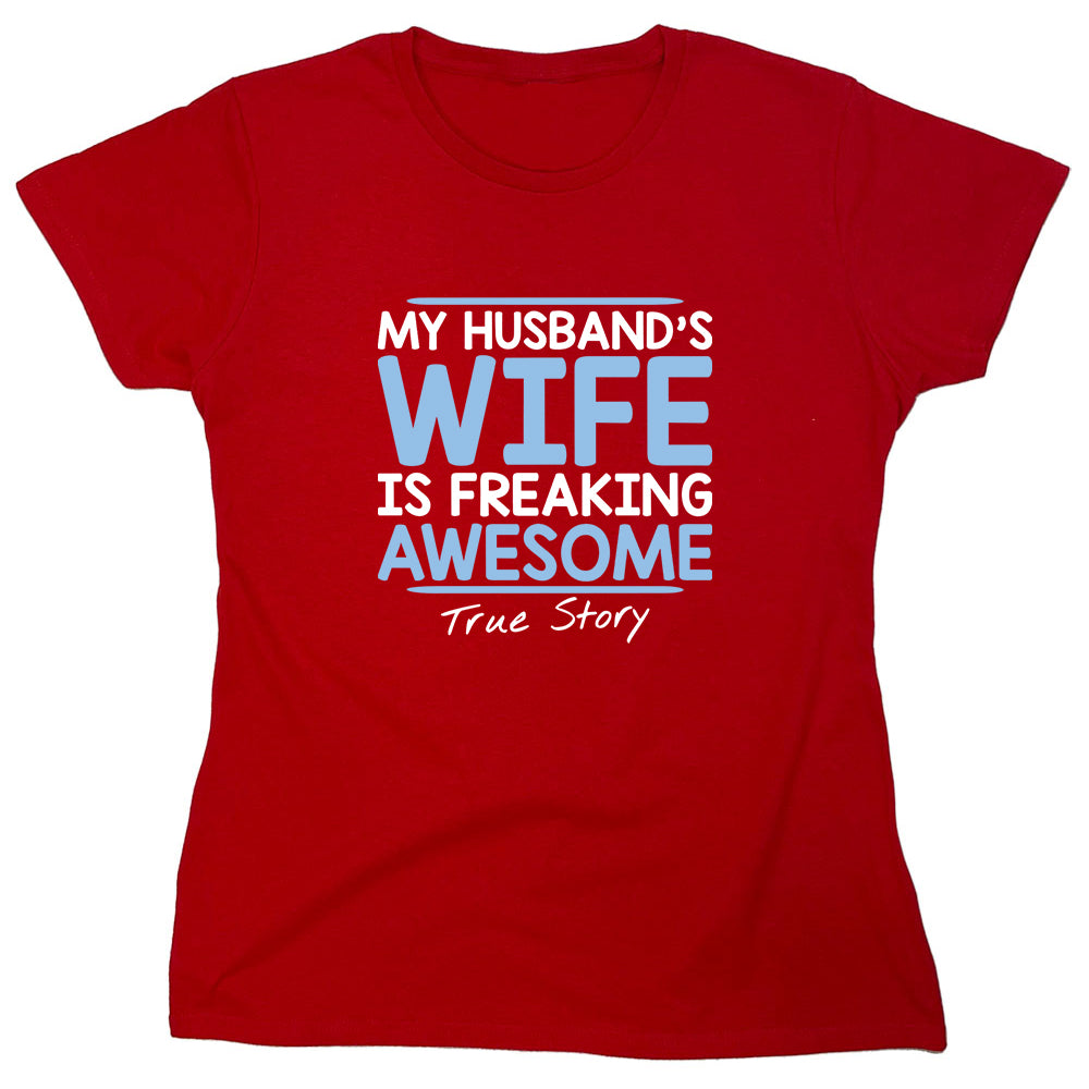 Funny T-Shirts design "PS_0069_WIFE_AWESOME"