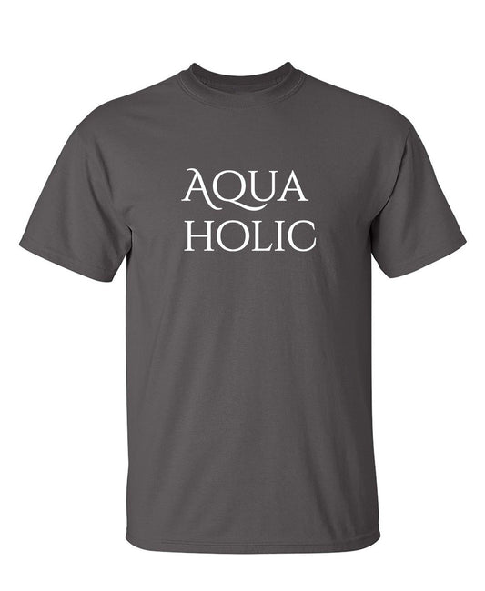 Funny T-Shirts design "Aqua Holic"