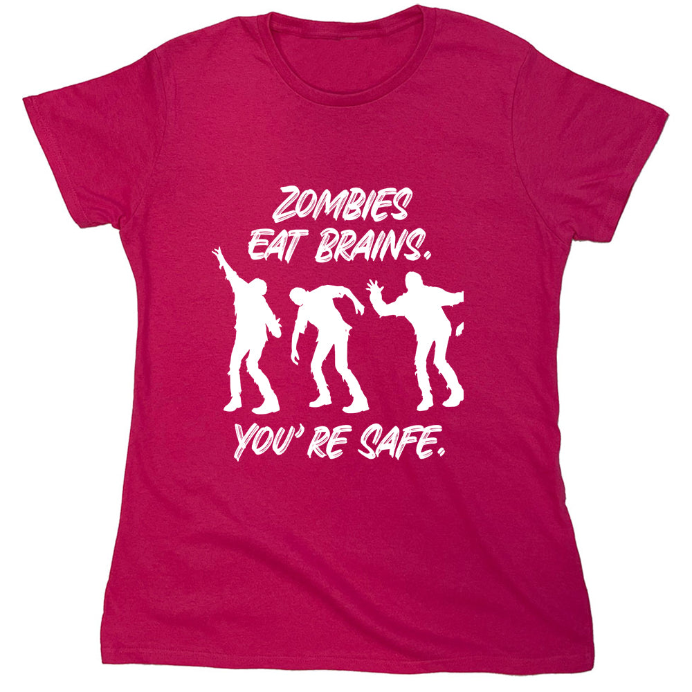 Funny T-Shirts design "PS_0141_ZOMBIES_SAFE"