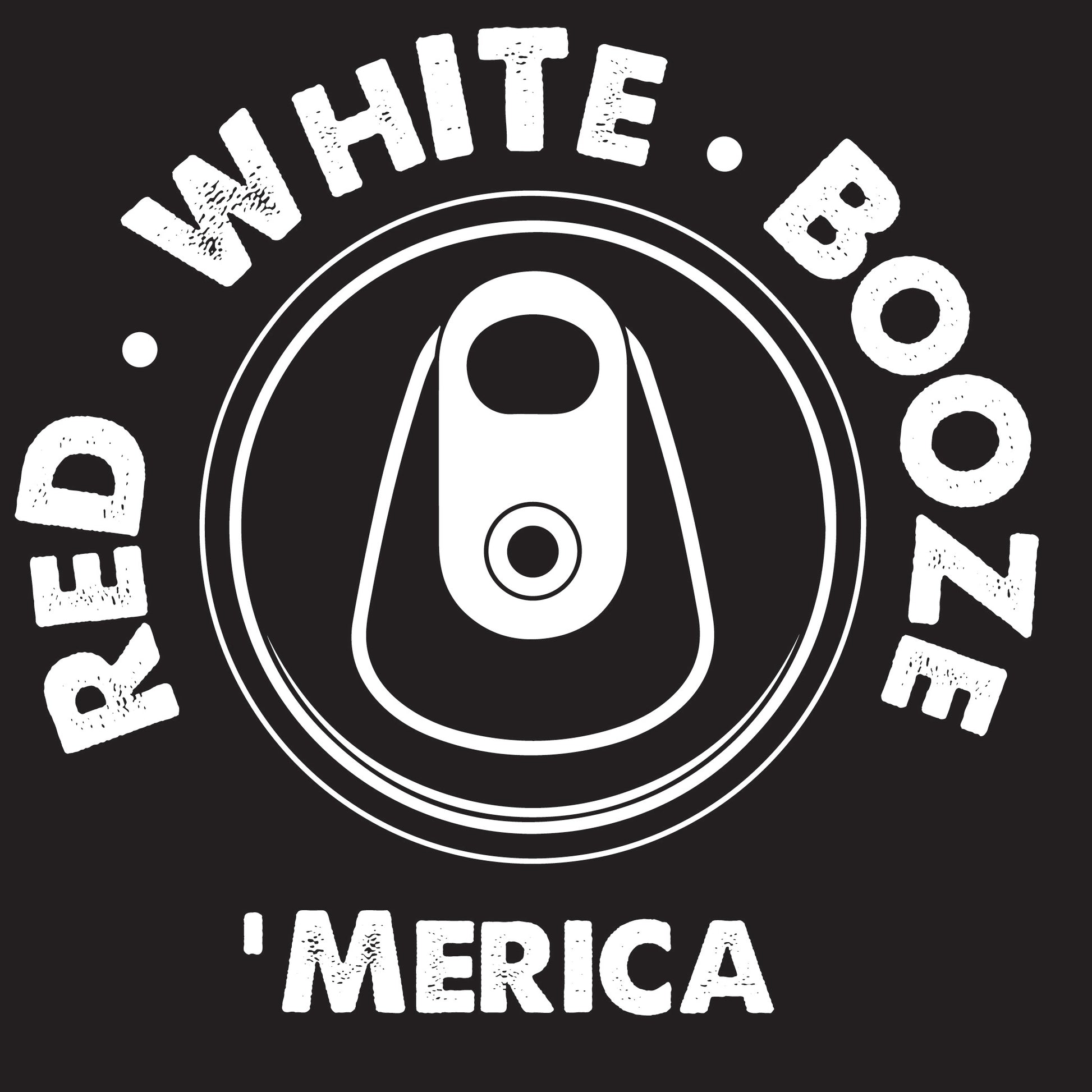 Funny T-Shirts design "RED WHITE BOOZE MERICA"