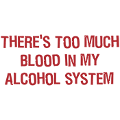 There's Too Much Blood In My Alcohol System