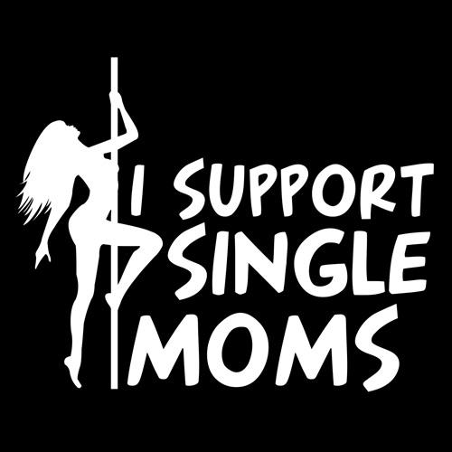 I Support Single Moms T-Shirt | Graphic T-Shirt