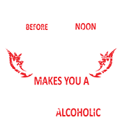Funny T-Shirts design "Drinking Rum Before Noon Makes You A Pirate, Not An Alcoholic"