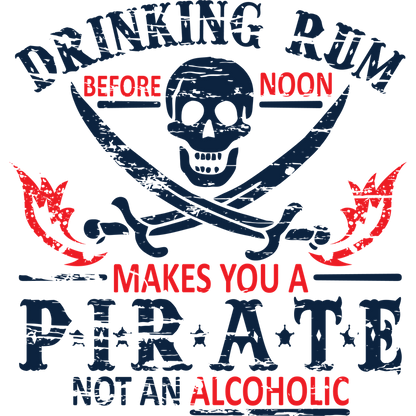 Funny T-Shirts design "PS_0260_RUM_PIRATE"