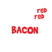 Roses Are Red, Bacon Is Red, T-shirt for Men