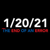 Funny T-Shirts design "1/20/2021 The End Of An Error"