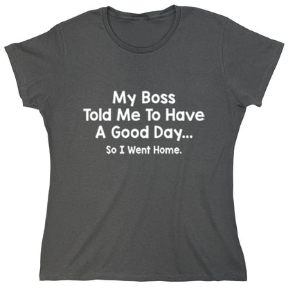 Funny T-Shirts design "PS_0365_BOSS_HOME"