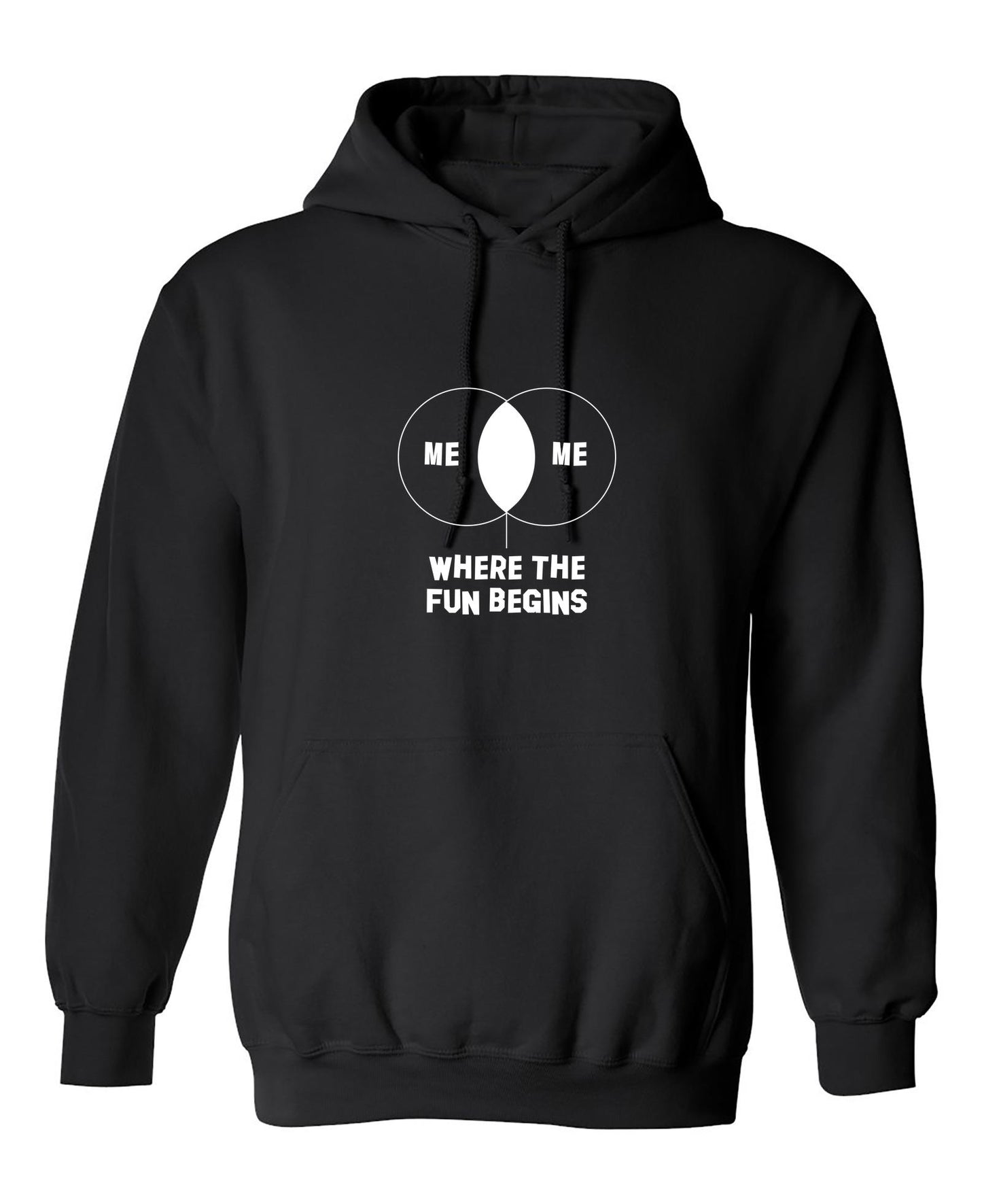 Funny T-Shirts design "Me Me where the fun begins"