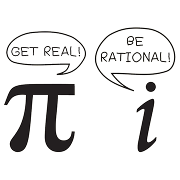 Funny T-Shirts design "Get Real Be Rational"