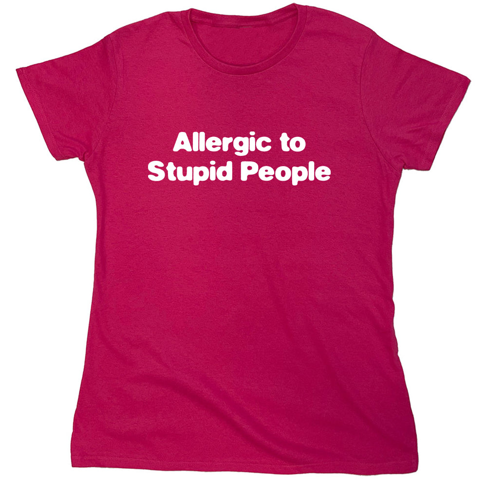 Funny T-Shirts design "PS_0450W_ALLERGIC"
