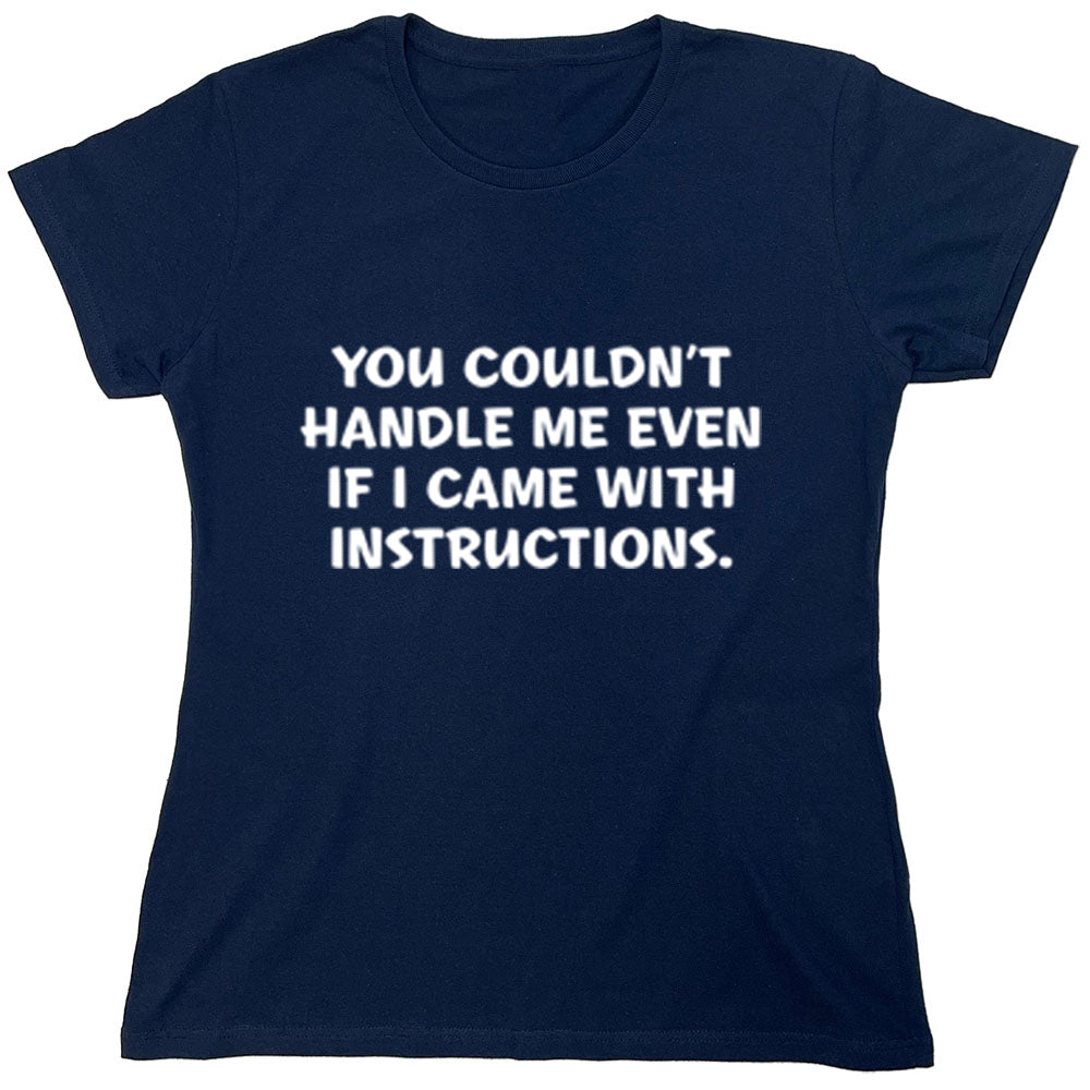 Funny T-Shirts design "PS_0454W_INSTRUCTIONS"