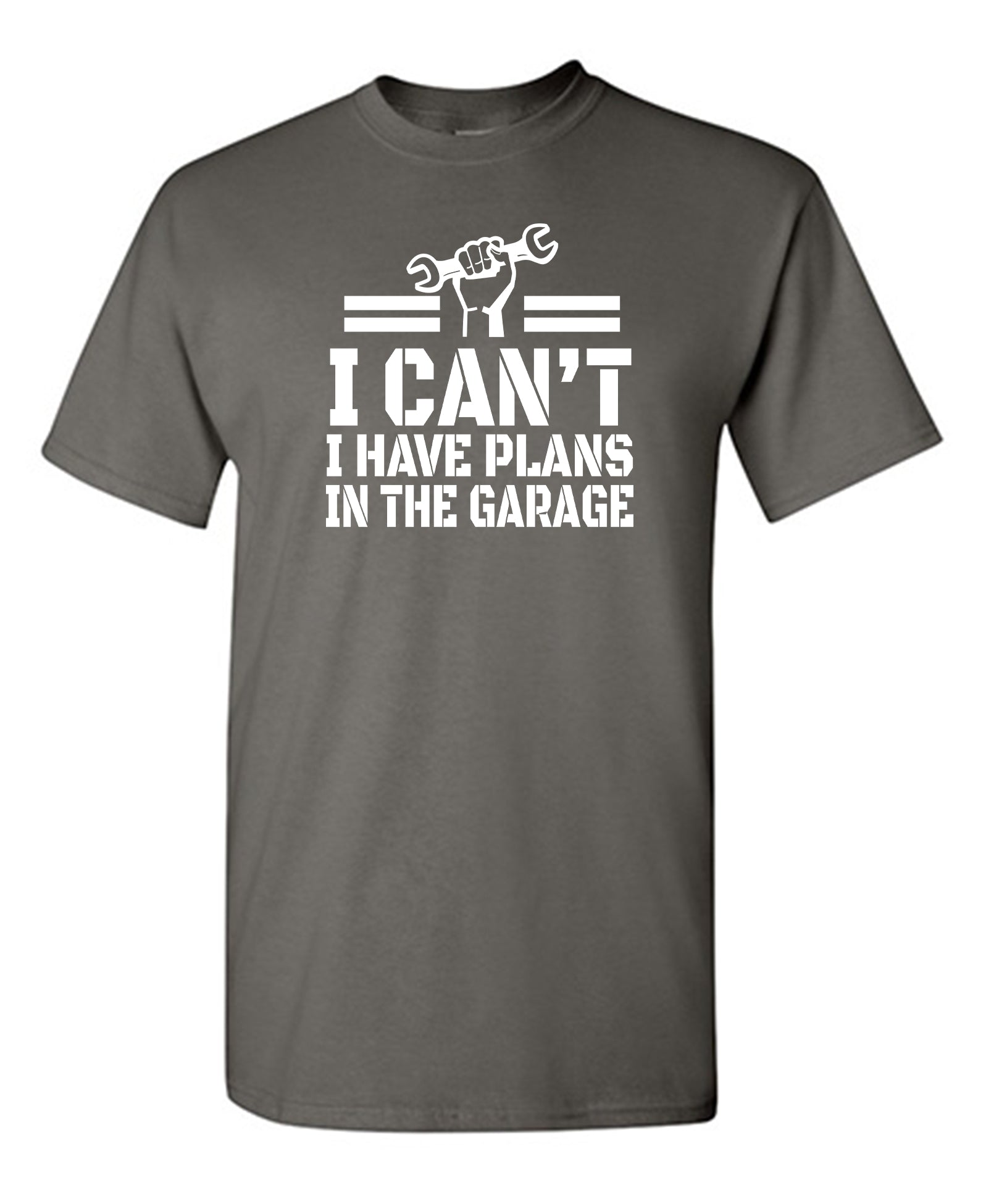 Funny T-Shirts design "I Can't, I Have Plans In The Garage"