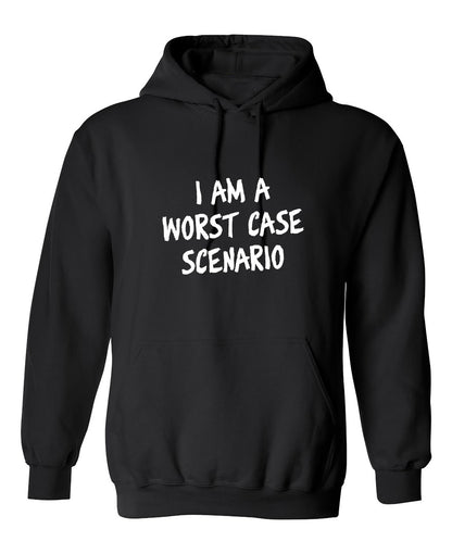 Funny T-Shirts design "I Am A Worst Case Scenario"