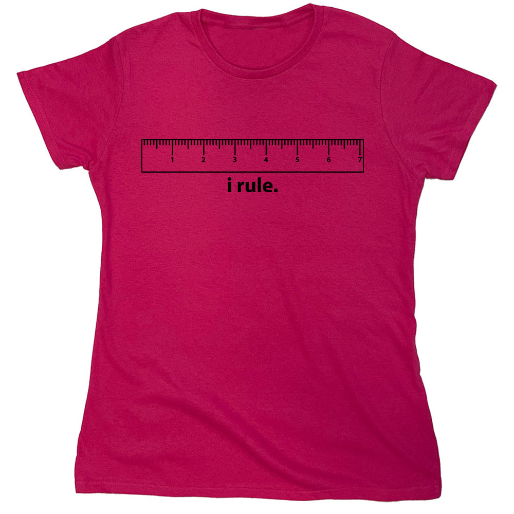 Funny T-Shirts design "I Rule"