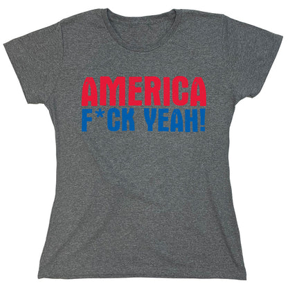 Funny T-Shirts design "America Fuck Yeah!"
