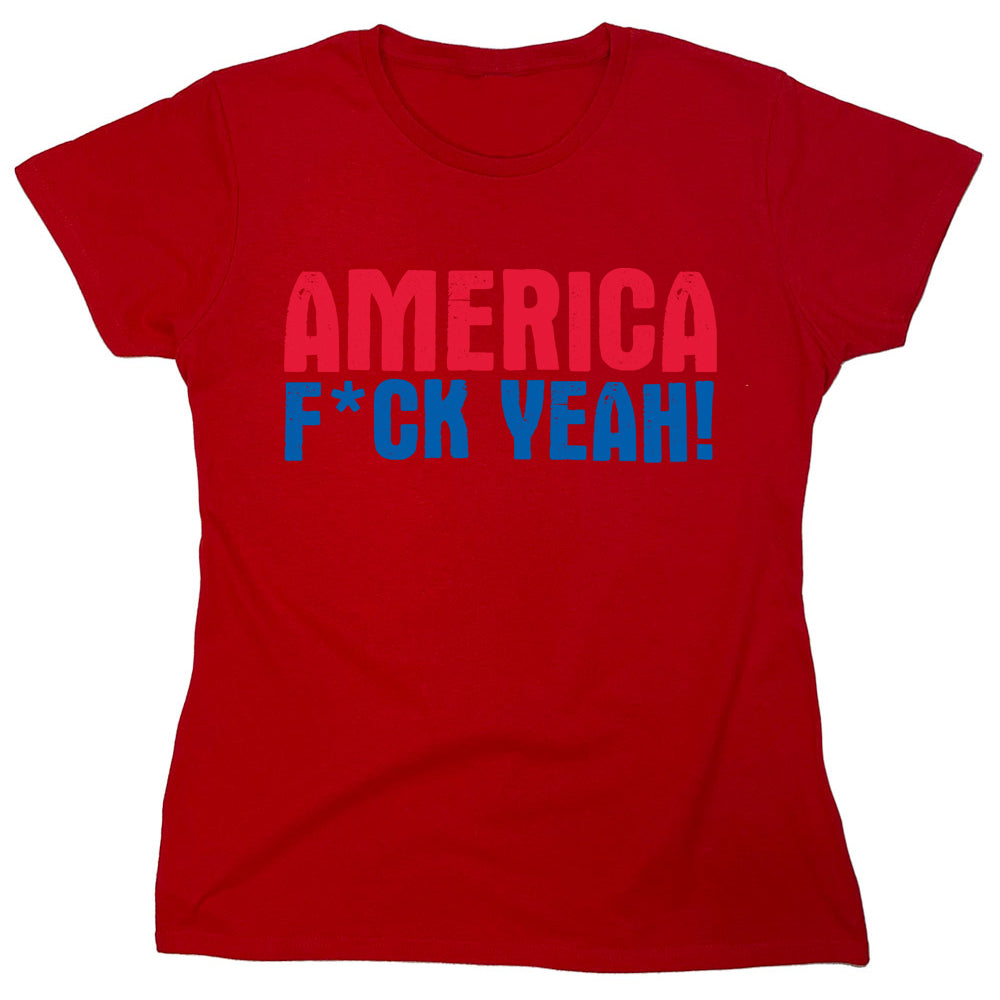 Funny T-Shirts design "America Fuck Yeah!"