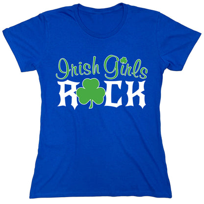Funny T-Shirts design "Irish Girls Rock"