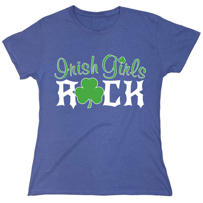 Funny T-Shirts design "Irish Girls Rock"