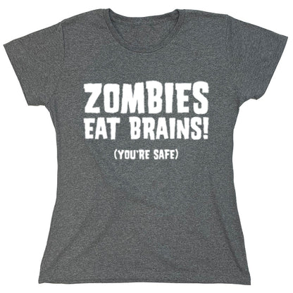 Funny T-Shirts design "Zombies Eat Brains!"