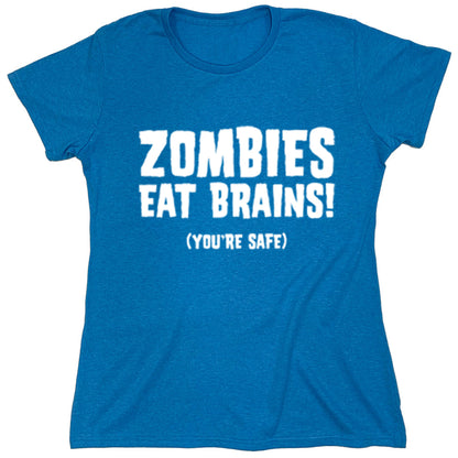 Funny T-Shirts design "Zombies Eat Brains!"