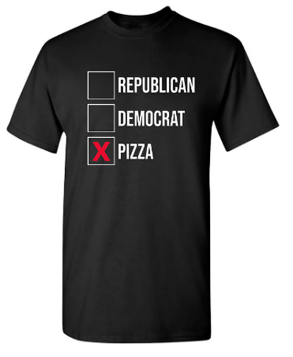 Republican Democrat Pizza - Funny T Shirts & Graphic Tees