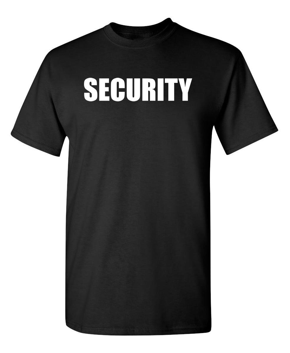 Funny T-Shirts design "Security"