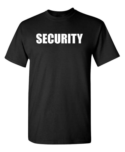 Funny T-Shirts design "Security"