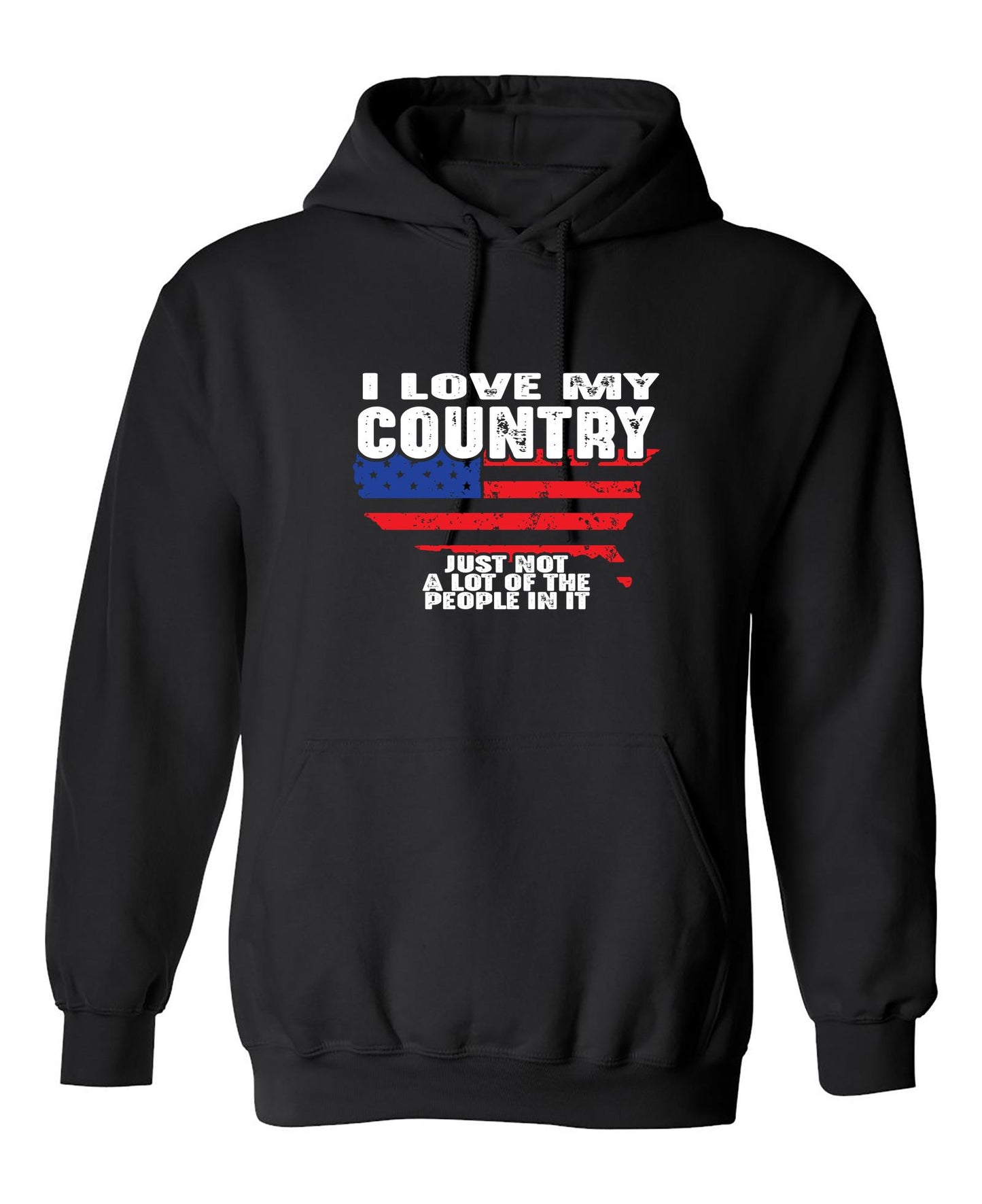 Funny T-Shirts design "I Love My Country, Just not…"