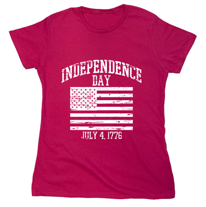 Funny T-Shirts design "Independence Day July 4 1776"