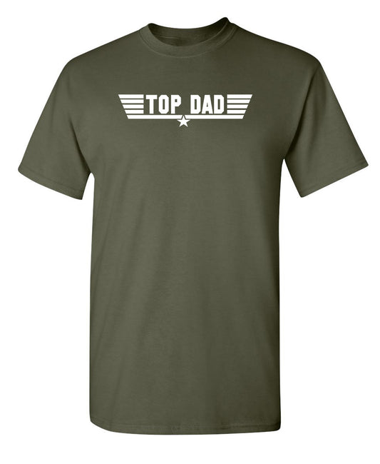 Funny T-Shirts design "Top Dad"