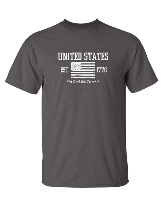 United States In God We Trust - Funny T Shirts & Graphic Tees