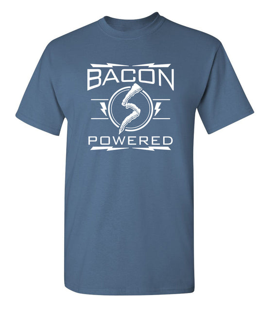 Bacon Powered - Funny T Shirts & Graphic Tees