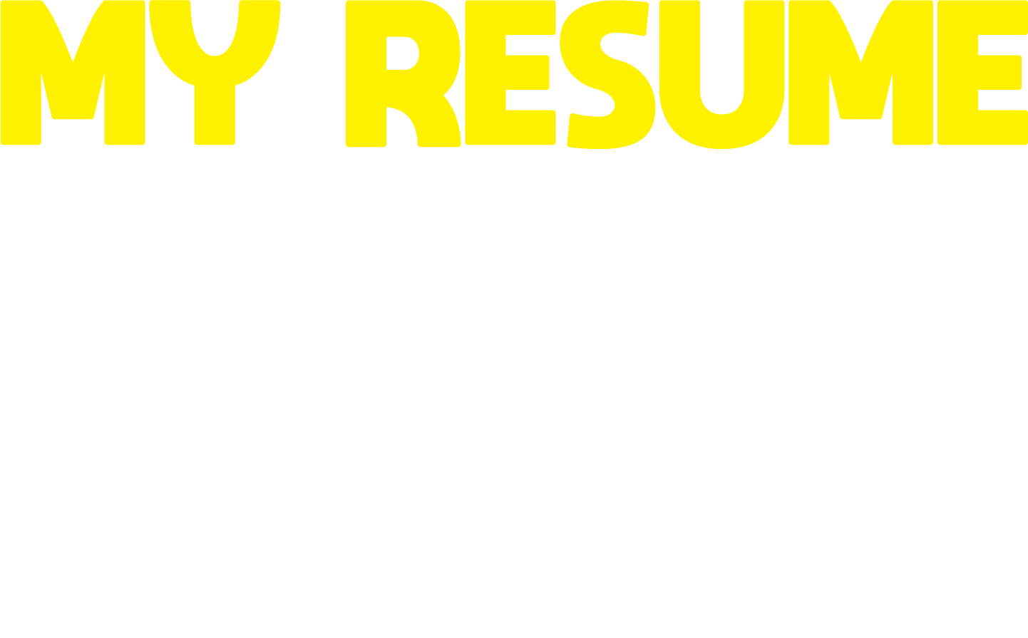 Funny T-Shirts design "My Resume is Just a List of Things, I don't want to do Again"