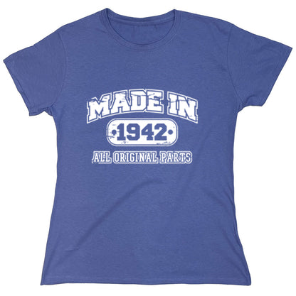 Funny T-Shirts design "Made In 1942 All Original Parts"