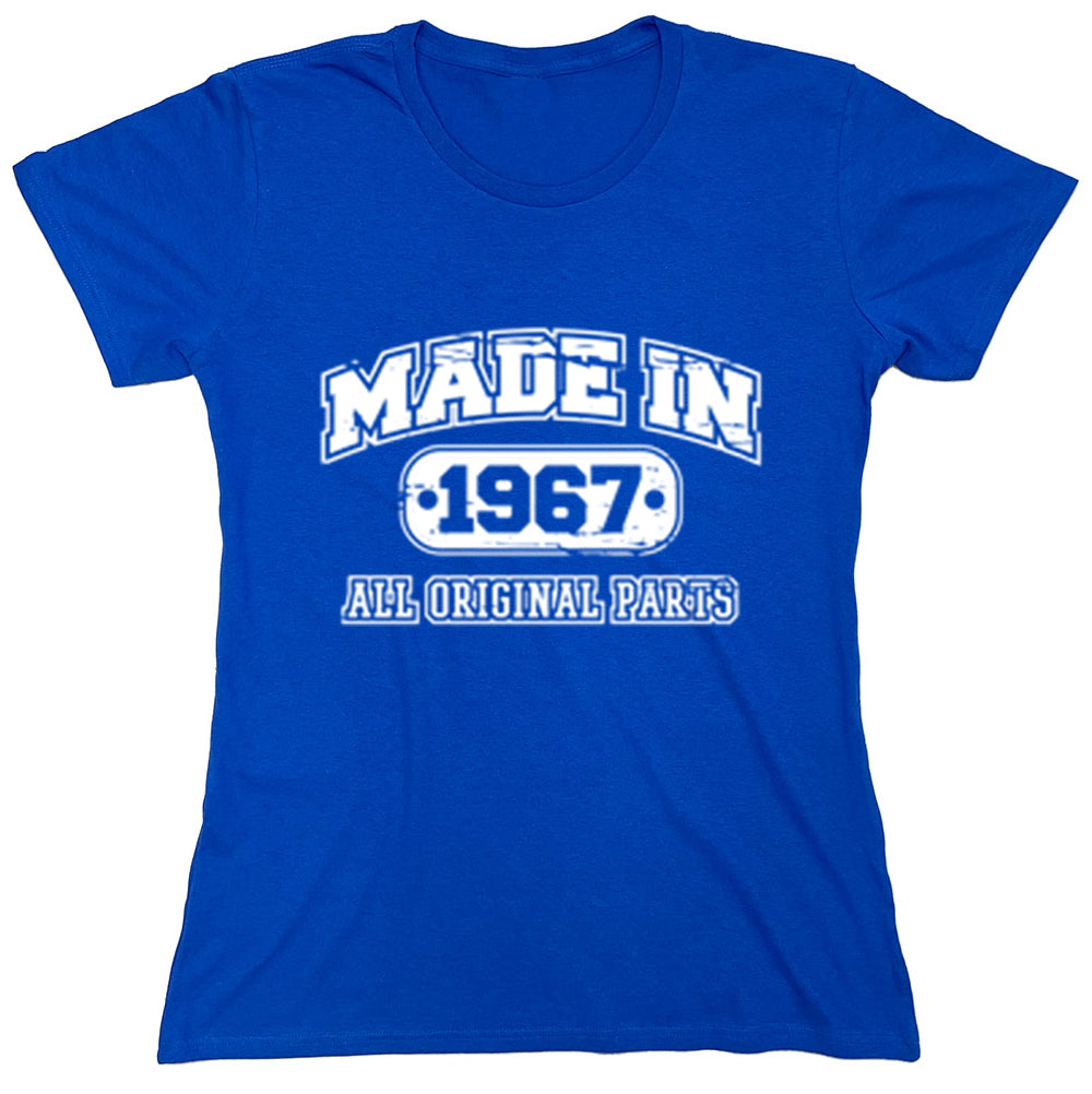 Funny T-Shirts design "Made In 1967 All Original Parts"