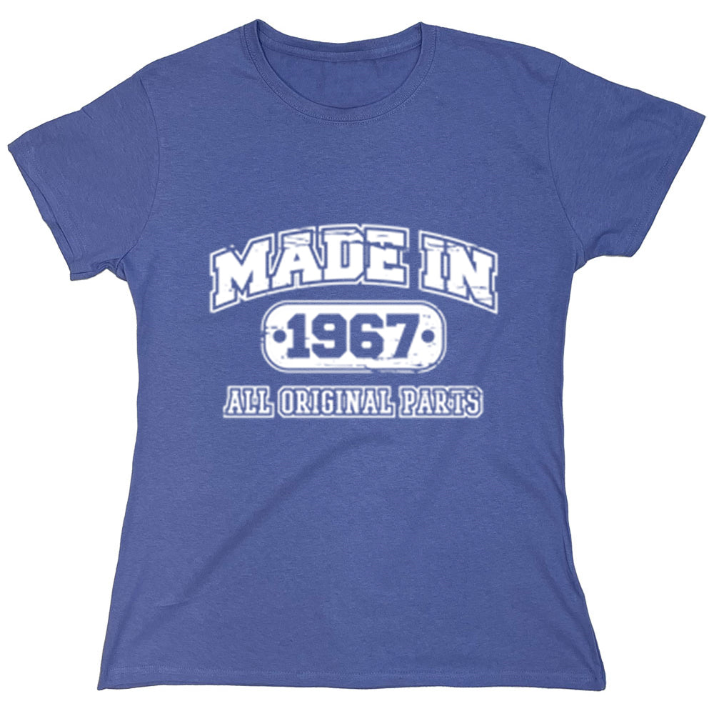Funny T-Shirts design "Made In 1967 All Original Parts"