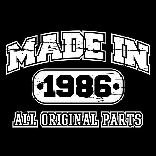 Made in 1986 All Original Parts - Roadkill T Shirts