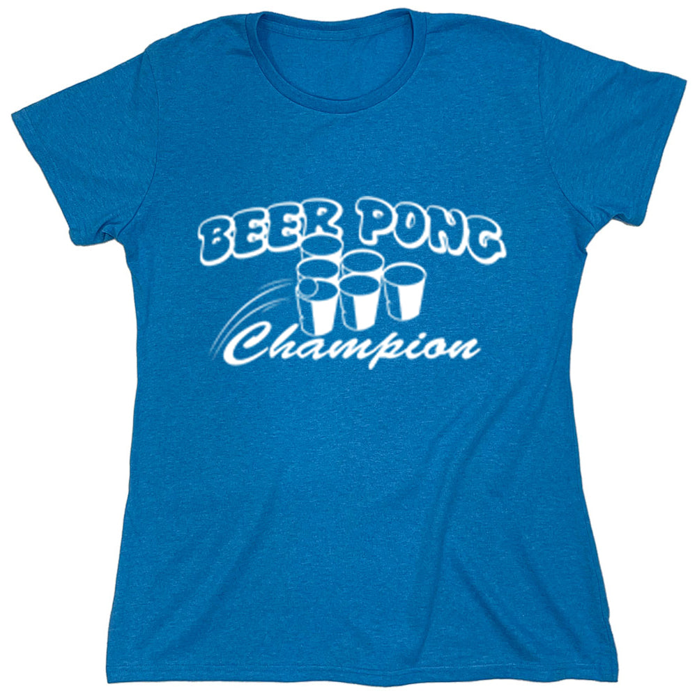 Funny T-Shirts design "BEER PONG champion"