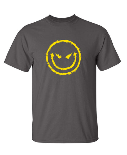 Evil Smile Face - Funny T Shirts & Graphic Tees