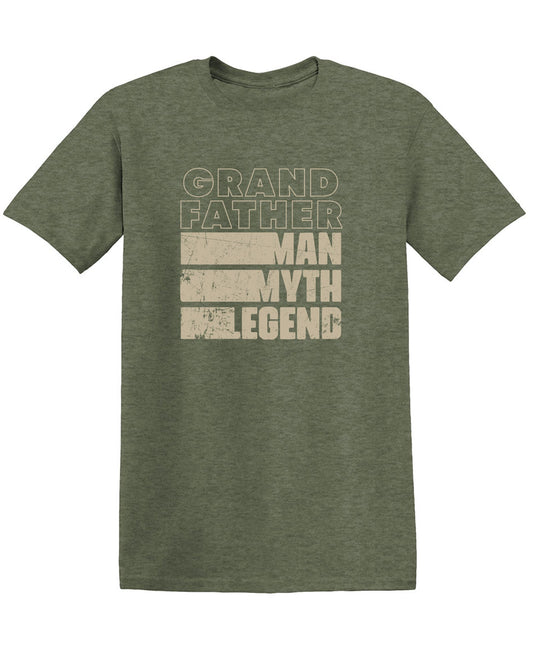 Grand Father Man, Myth, Legend Fathers Day T Shirt