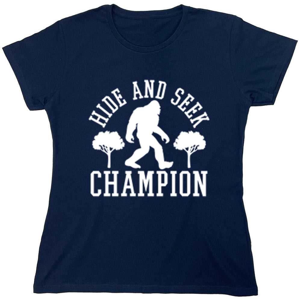 Funny T-Shirts design "Hide And Seek Champion"