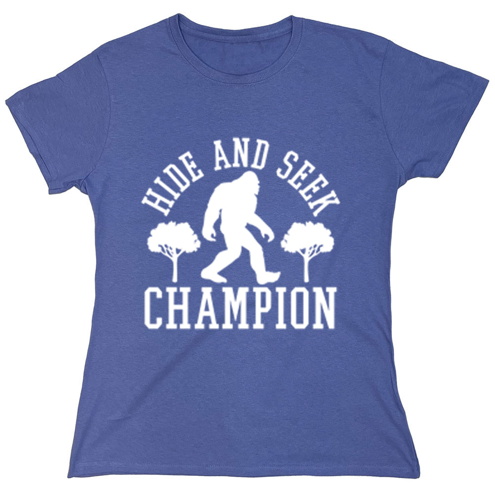 Funny T-Shirts design "Hide And Seek Champion"