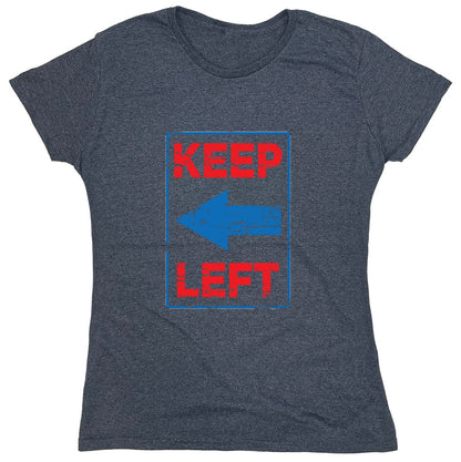 Funny T-Shirts design "Keep Left"