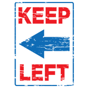 Keep Left - Roadkill T Shirts