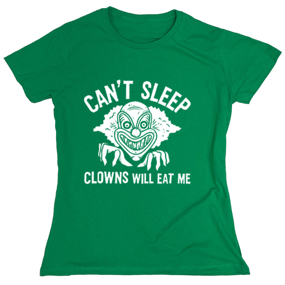 Funny T-Shirts design "Can't Sleep Clowns Will Eat Me"