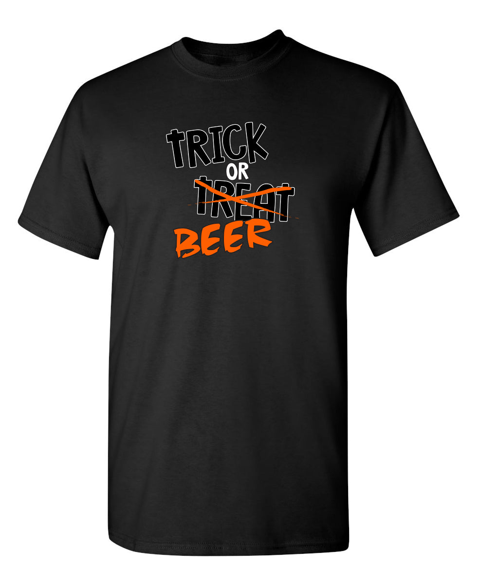 Trick Or Beer - Funny T Shirts & Graphic Tees