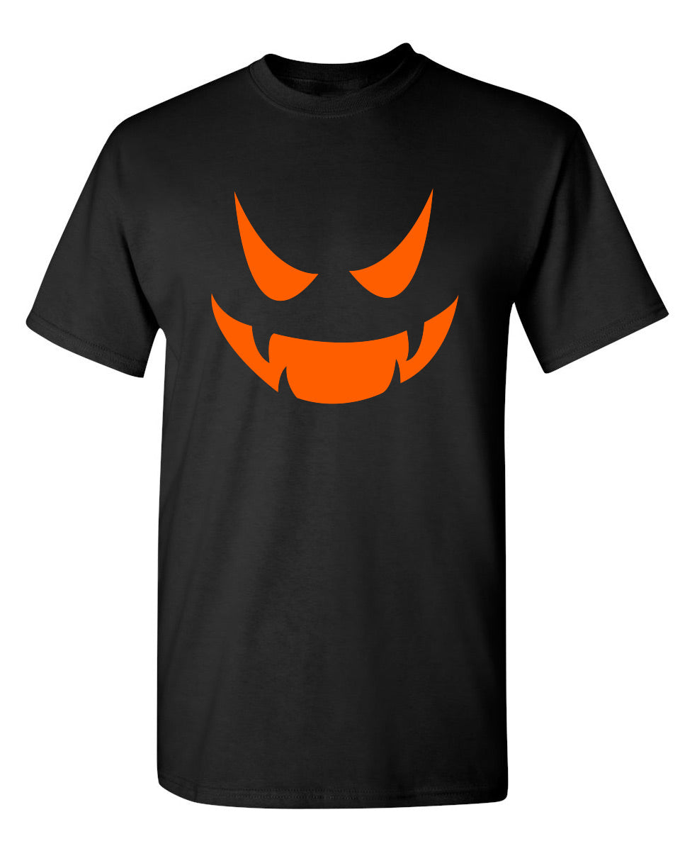 Vampire Pumpkin Emoticon - Funny T Shirts & Graphic Tees
