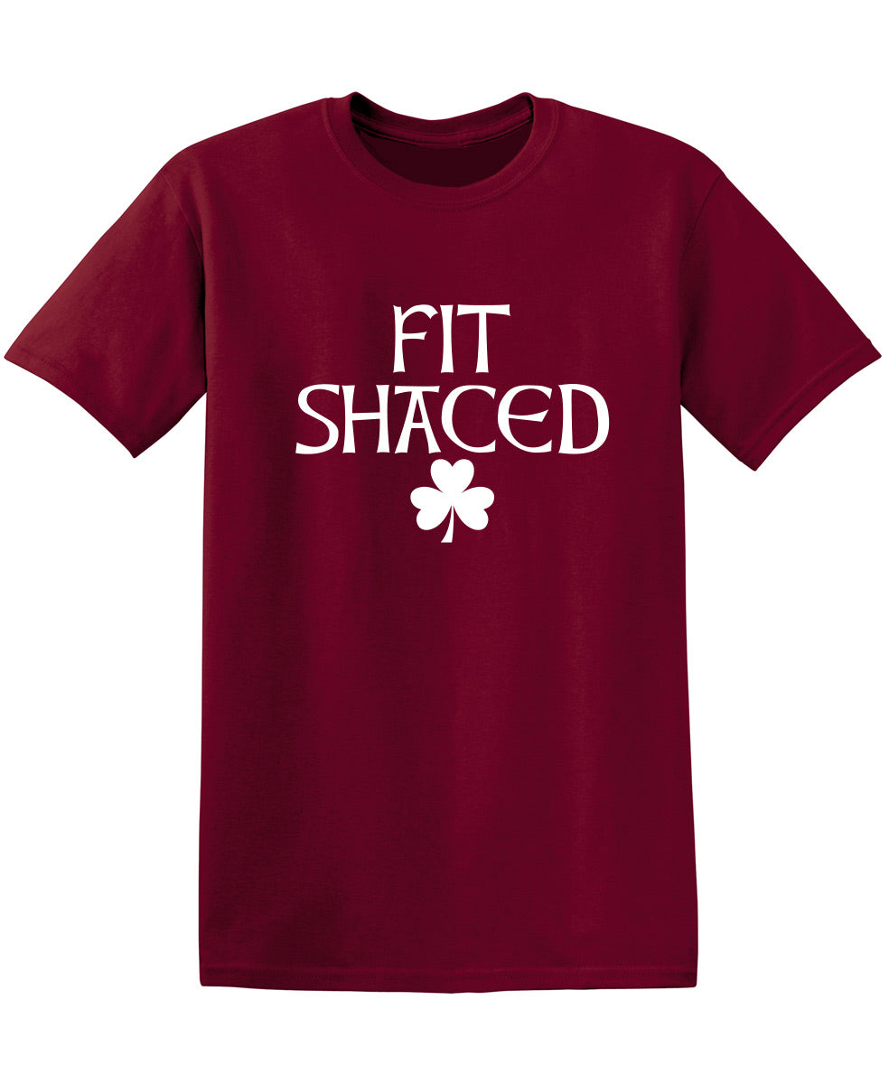 Funny T-Shirts design "Fit Shaced St. Patrick's Day"